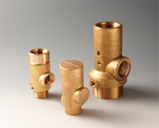 Example of copper forged parts at Cerro Fabricated Products 